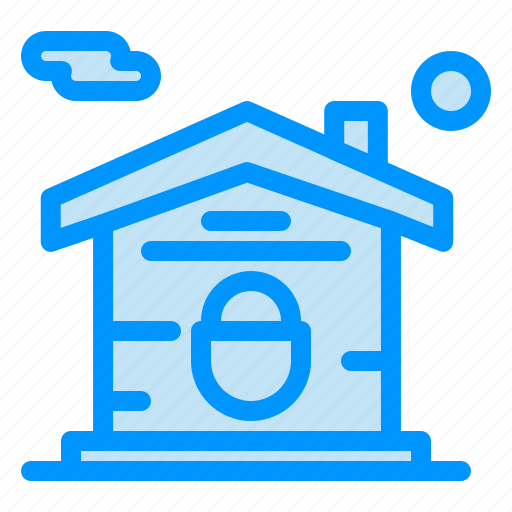 Estate, home, house, lock, real icon - Download on Iconfinder