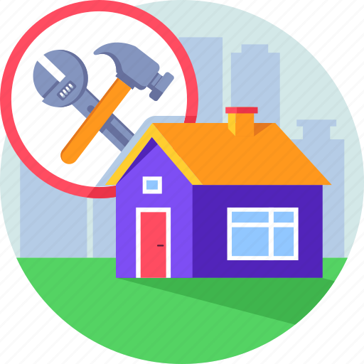 Building, construction, house, real estate, repair, tool, work icon - Download on Iconfinder