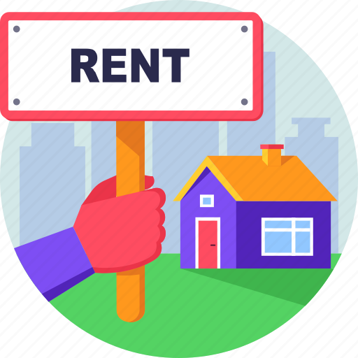 Board, house, property, real estate, rent, sign icon - Download on Iconfinder