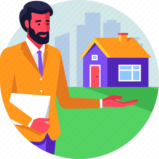 Agent, consultant, help, real estate, realtor, service icon - Download on Iconfinder