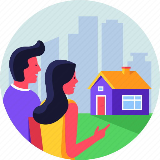 Buyer, dream, house, investor, property, real estate, women icon - Download on Iconfinder
