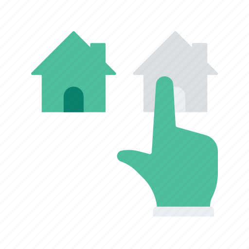 Estate, gesture, hand, property, real icon - Download on Iconfinder