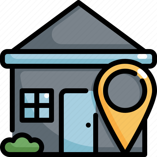 Estate, home, house, location, map, pinpoint, real icon - Download on Iconfinder