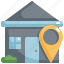 estate, house, location, pinpoint, placeholder, property, real 