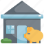 bank, estate, home, house, piggy, property, real 