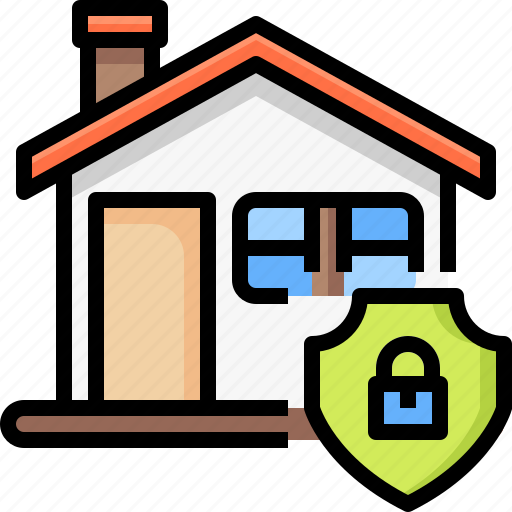 Real, estate, home, insurance, safe, security, padlock icon - Download on Iconfinder