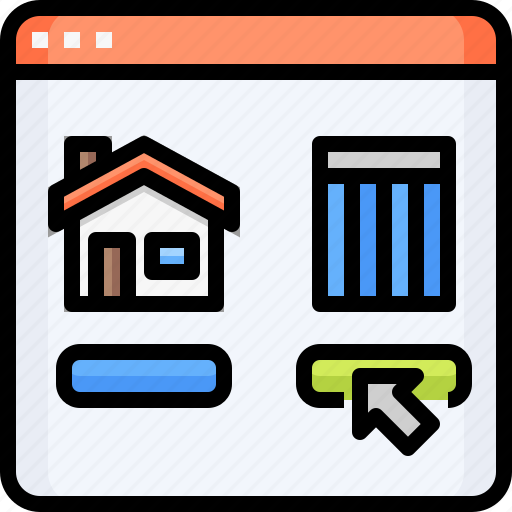 Real, estate, property, internet, searching, online icon - Download on Iconfinder