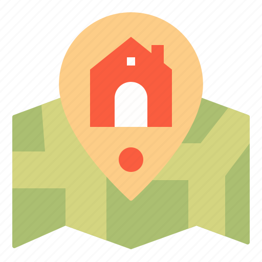 Home, property, location, city, town, map icon - Download on Iconfinder