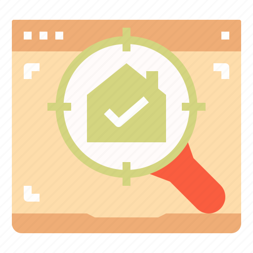 Home, property, search, house, webpage icon - Download on Iconfinder