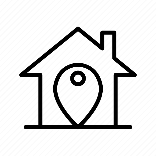 Real estate, map, location, residential, house icon - Download on Iconfinder