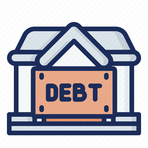 Debt, estate, property, real estate, mortgage, sale icon - Download on Iconfinder