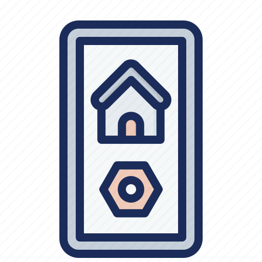 Mobile, application, estate, property, real estate, mortgage, sale icon - Download on Iconfinder