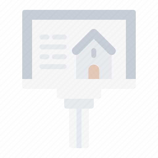 Billboard, estate, property, real estate, mortgage, sale icon - Download on Iconfinder