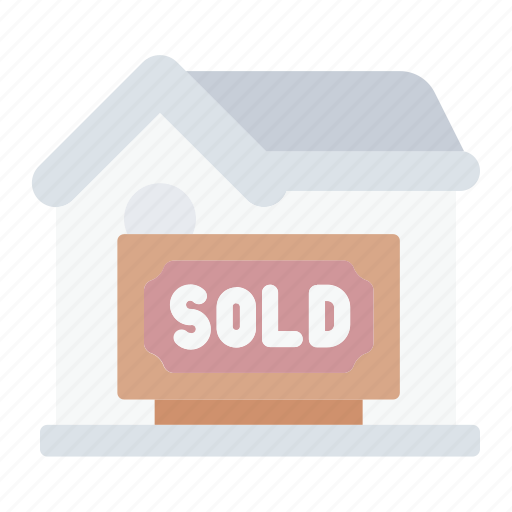 Sold, estate, property, real estate, mortgage, sale icon - Download on Iconfinder