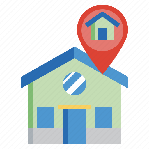 Real, estate, location, property, home, gps icon - Download on Iconfinder