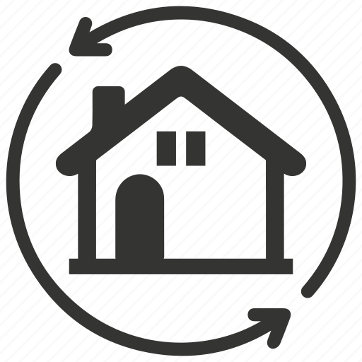 Building, change, change house, home, house icon - Download on Iconfinder