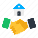 home contract, home agreement, estate deal, estate contract, handshake