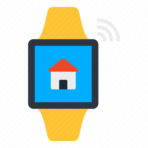 Smart home watch, smartwatch, wristwatch, smartband, home watch icon - Download on Iconfinder