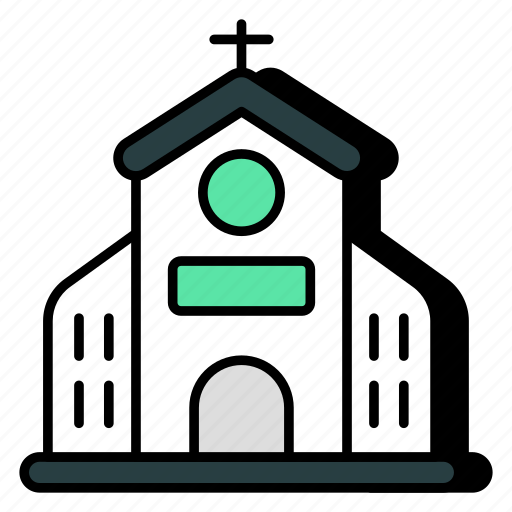 Church, catholic building, religious building, architecture, christian house icon - Download on Iconfinder