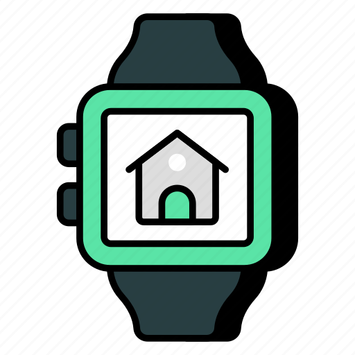 Property smartwatch, smartband, smart bracelet, real estate smartwatch, home smartwatch icon - Download on Iconfinder