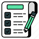 checklist, list, todo, agenda, worksheet