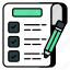 checklist, list, todo, agenda, worksheet 