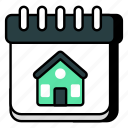 property schedule, real estate schedule, planner, almanac, calendar