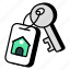 key, keychain, key fob, access, home key 
