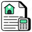 home calculation, house calculation, property calculation, rental calculation, real estate calculation 