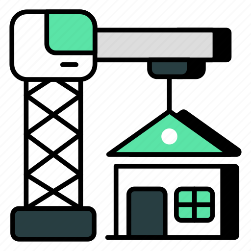 Home construction, house construction, property construction, building construction, home lifting icon - Download on Iconfinder