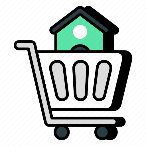 Home shopping, house shopping, buy home, purchase home, commercial icon - Download on Iconfinder