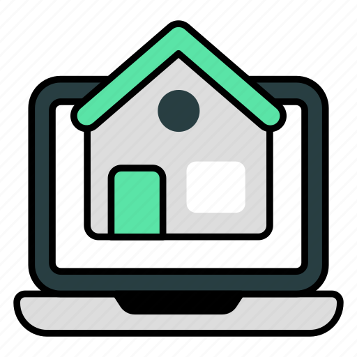 Online property, online house, online home, online real estate, real estate website icon - Download on Iconfinder