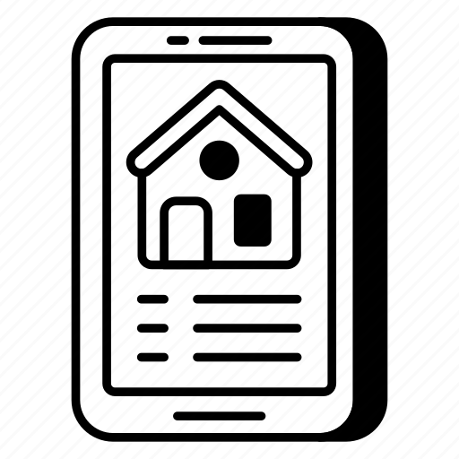 Online property, online house, online home, online real estate, real estate app icon - Download on Iconfinder