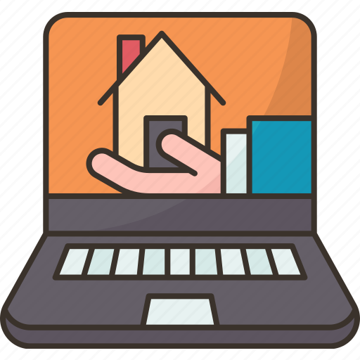 Estate, online, property, buying, house icon - Download on Iconfinder