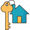 house, key, landlord, owner, mortgage