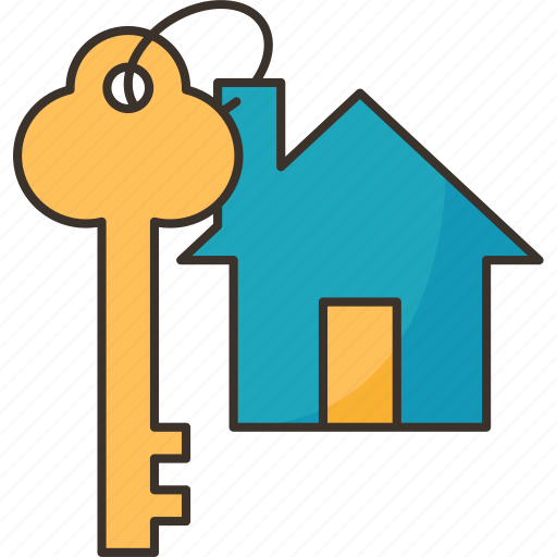 House, key, landlord, owner, mortgage icon - Download on Iconfinder