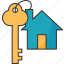 house, key, landlord, owner, mortgage 