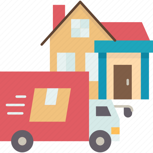 House, moving, relocation, transport, service icon - Download on Iconfinder
