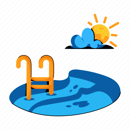 Swimming pool, swimming bath, plunge pool, summer pool, swimming pond icon - Download on Iconfinder