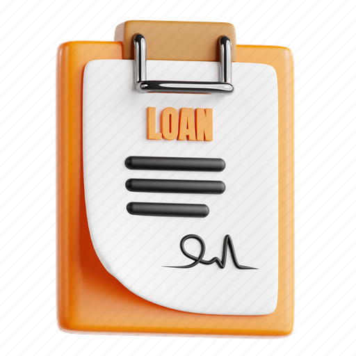 Loan, real estate, property, housing, 3d icon, 3d illustration, 3d render icon - Download on Iconfinder