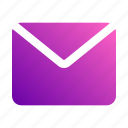 mail, email, envelope, message, ui