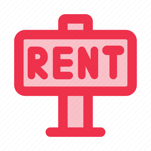 Rent, post, lease, road, sign, real, estate icon - Download on Iconfinder