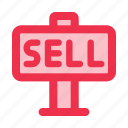sell, post, sale, road, sign, real, estate