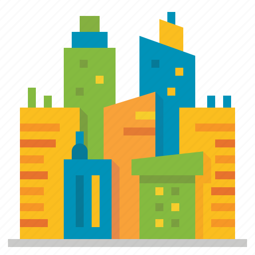 City, downtown, estate, property, real, town icon - Download on Iconfinder