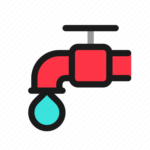 Water, tap, supply, fresh, pipe, clean, sanitation icon - Download on Iconfinder