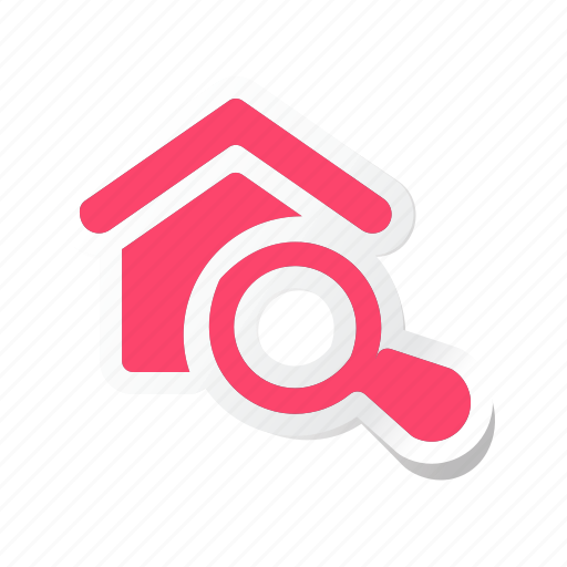 Apartment, building, estate, house, property, real, search icon - Download on Iconfinder