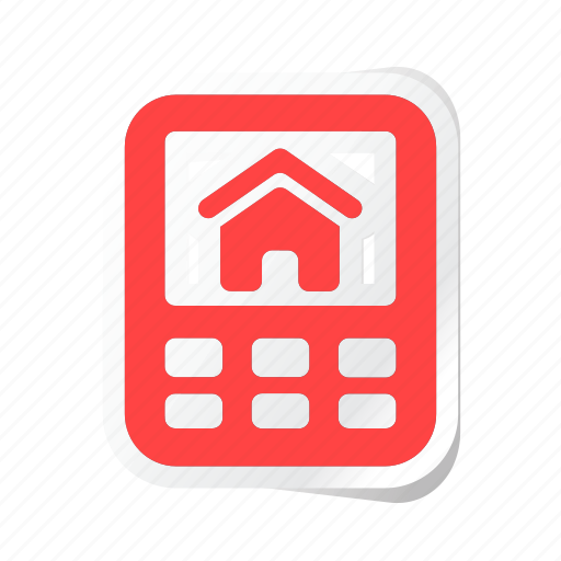 Apartment, building, estate, house, property, real, mobile phone icon - Download on Iconfinder