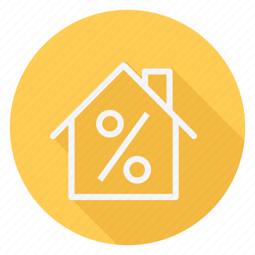 Apartment, building, house, monument, real, discount, persentage icon - Download on Iconfinder