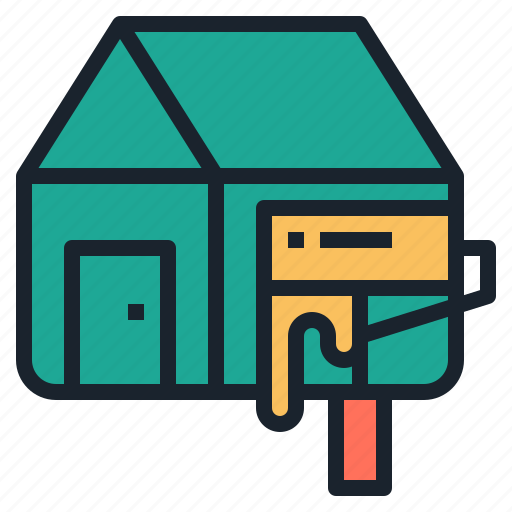 Construction, home, paint, renovation icon - Download on Iconfinder