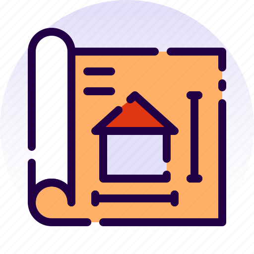 Blueprint, design, home, house, plan, property, real estate icon - Download on Iconfinder